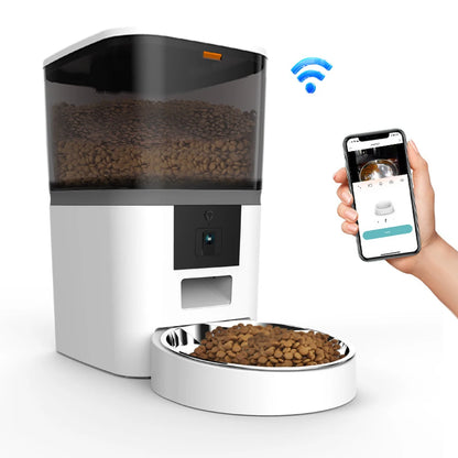 Smart Automatic Pet Feeder with HD Camera
