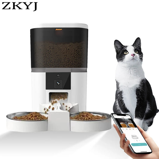 Smart Automatic Pet Feeder with HD Camera
